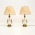 Vintage French Ceramic and Gilt Metal Table Lamps, 1950s, Set of 2 For Sale - Image 11 of 11