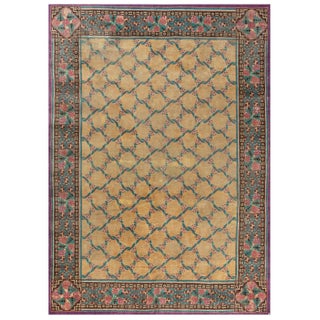 Doris Leslie Blau Vintage French Art Deco Rug by Jules Coudyser For Sale