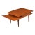 Mid-Century Italian Walnut Two-Tier Coffee Table For Sale