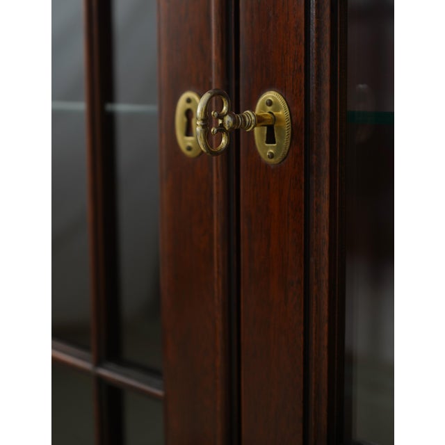 Kindel Oxford Mahogany 4 Door Breakfront For Sale - Image 9 of 12