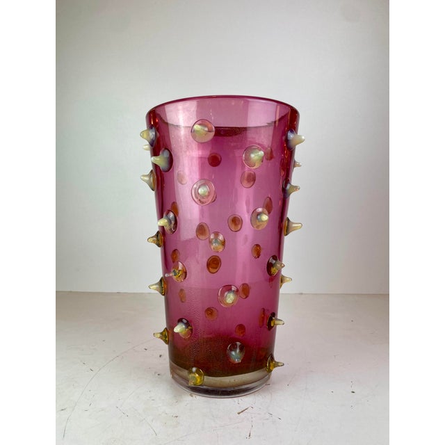 Thorn Spikes Murano Glass Vase by Pino Signoretto, Italy, 1990s For Sale - Image 18 of 18