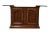 Hickory Manufacturing Company Hickory Manufacturing Co. Solid Walnut Country French 43" Flip-Top Server Buffet For Sale - Image 4 of 13