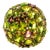 Bochic "Orient" Vintage Natural Peridot & Tourmaline Ring Set 18K & Silver, Size 6.5 For Sale