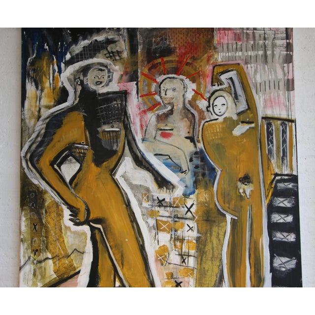 Abstract Joshua Jenkins 2014 "Hanging with Jesus" Large Abstract For Sale - Image 3 of 8