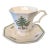 1980s Nikko Christmastime Octagonal Cup and Saucer Set For Sale