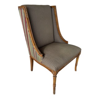 Henredon French Regency Style Upholstered Accent Chair For Sale