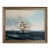 Late 20th Century Listed Artist Hewett Jackson Original Oil Painting | Tall Ship Seascape | Framed For Sale