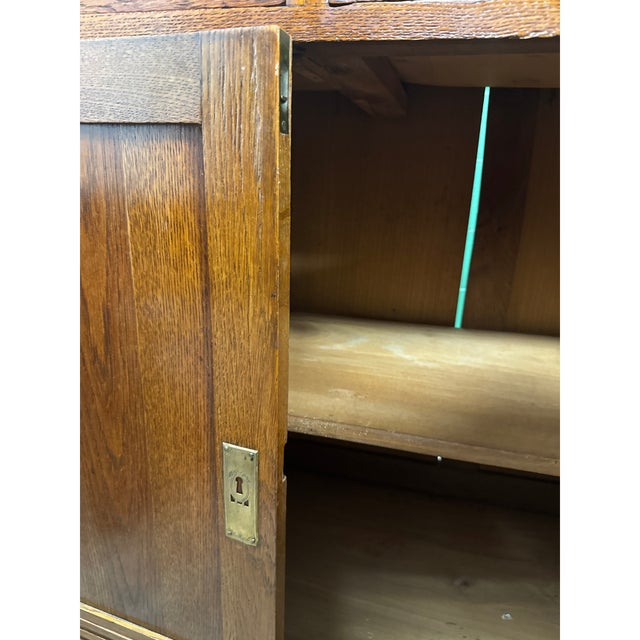 Gorgeous Dutch Arts & Crafts Buffet Cabinet C. 1920 For Sale - Image 16 of 18