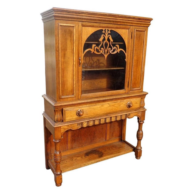 Art Nouveau Limbert Van Raalte Craftsman Furniture Walnut Sideboard For Sale - Image 13 of 13