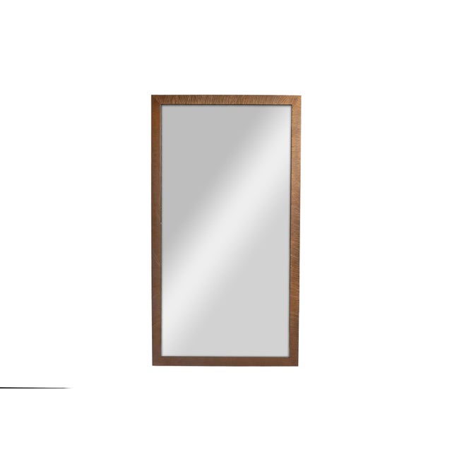 Late 20th Century Strie Frame Deign Mirror Frame in Brass Tone Steel For Sale - Image 4 of 4