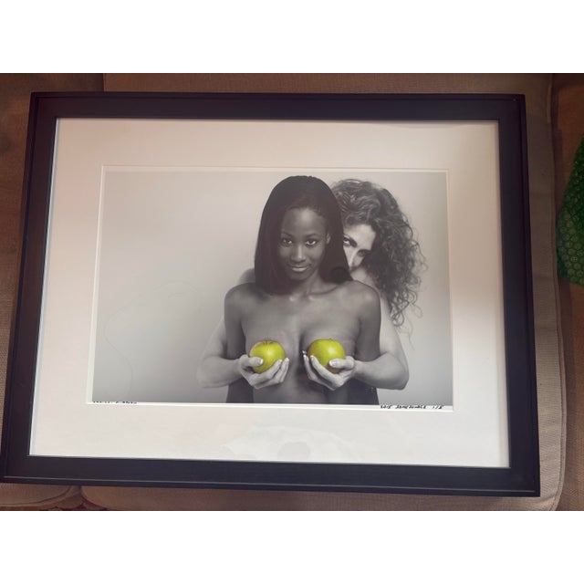 From 2015. The perfect composition of yin and yang. Original frame, professionally mounted on acid free stock. Selling as...