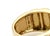 Mid 20th Century Mid 20th Century Gucci Metropolitan Enamel 18k Yellow Gold Band Ring Limited Edition - Size 5.5 For Sale - Image 5 of 6