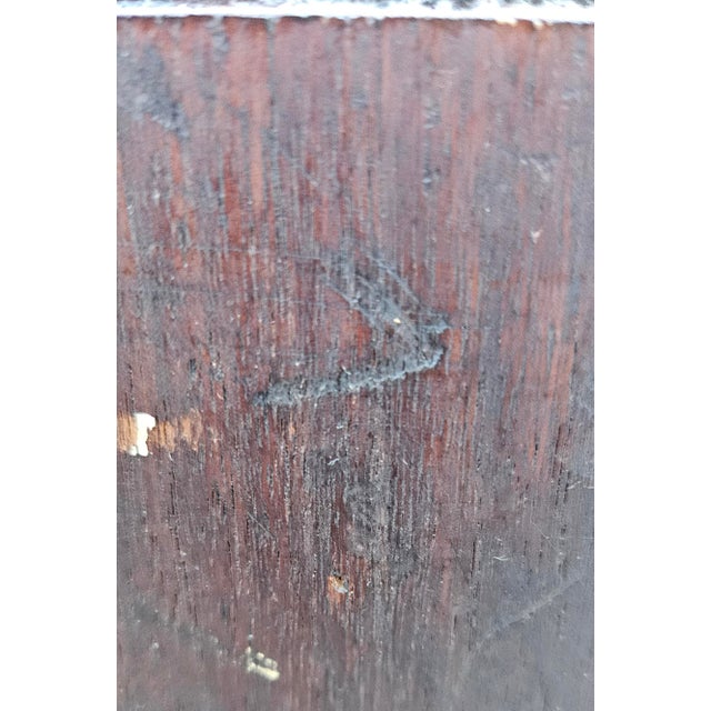 Late 19th Century Three-Drawer Cabinet With Brass Hardware For Sale - Image 11 of 12