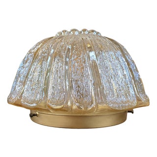 Floral Glass Ceiling Light from Fischer Leuchten, 1970s For Sale