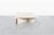 Beige Vintage Italian Modern Two-Piece Travertine Coffee Table by Up & Up, 1970s For Sale - Image 8 of 12