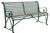 Mid 20th Century Hannecke Company Green Iron Garden Bench For Sale - Image 5 of 9