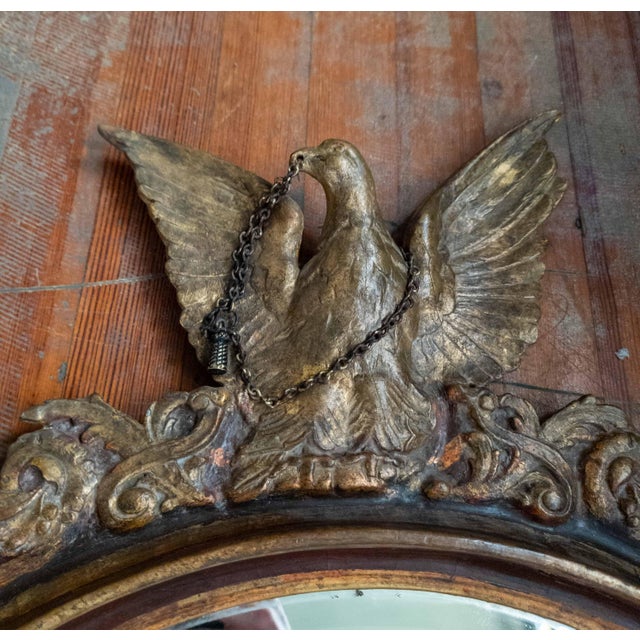 Late 19th Century 19th or 20th Century Italian Giltwood Mirror With Eagle Finial in Adams Style For Sale - Image 5 of 18