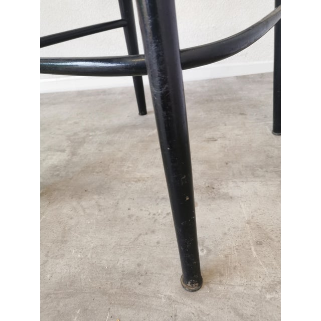 Mid-Century Black Bentwood Bar Chair in the style of Thonet, 1970s For Sale - Image 15 of 18