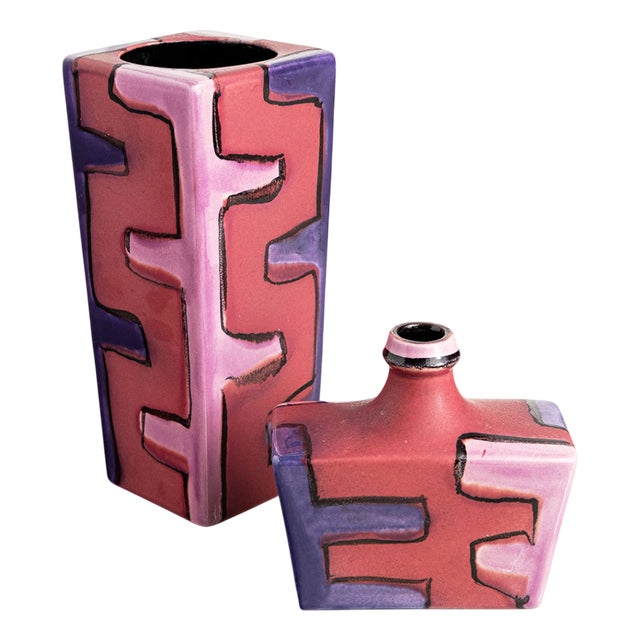 Vases from Carstens Tonnieshoff, 1980, Set of 2 For Sale