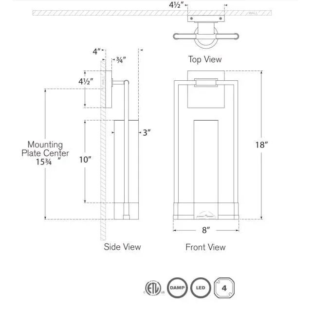 Modern Ray Booth for Visual Comfort Signature Lucid Single Bracketed Sconce in Polished Nickel with Frosted Glass For Sale - Image 3 of 3