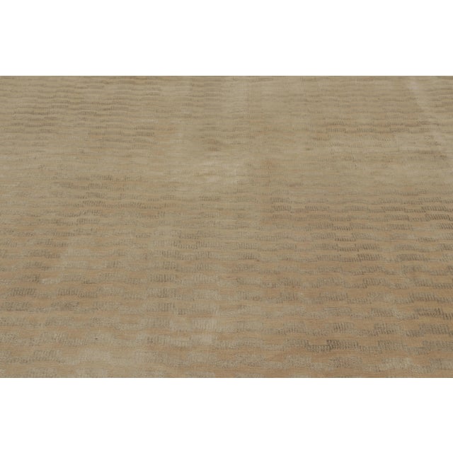 Rug & Kilim Rug & Kilim's Art Deco-Inspired Rug, Beige With Minimalist Geometric Patterns For Sale - Image 4 of 9
