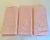 Three Vintage Pale Pale Pink Madeira Linen & Organza Fingertip Towels For Sale - Image 4 of 7