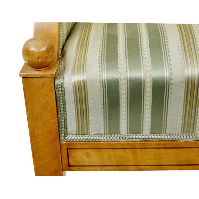 Antique Birch Armchairs, 1900, Set of 4 For Sale - Image 9 of 10