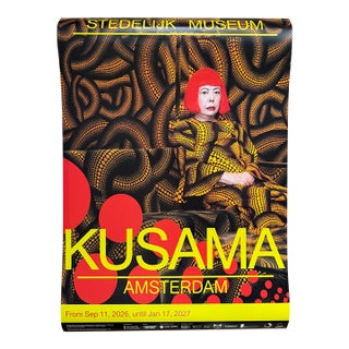 Yayoi Kusama (1929-2026), Yayoi Kusama With Yellow Tree... 2010, Exhibition Poster 2026 For Sale