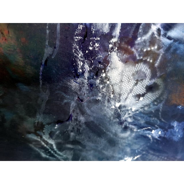 Ovidiu Kloska, Where the River Kept Its Silence, Mixed on Canvas For Sale - Image 4 of 6