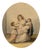 Attrib. Henry William Bunbury, Lady Rushout Seated & Children, Watercolour For Sale