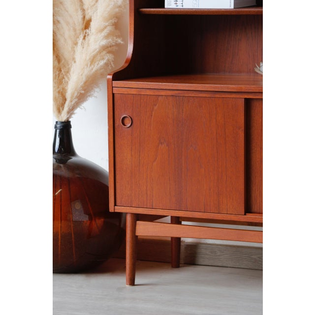Vintage Scandinavian Teak Bookshelf, 1960s For Sale - Image 12 of 15
