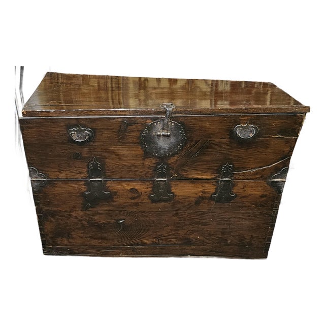 19th Century Korean Bandaji Chest For Sale