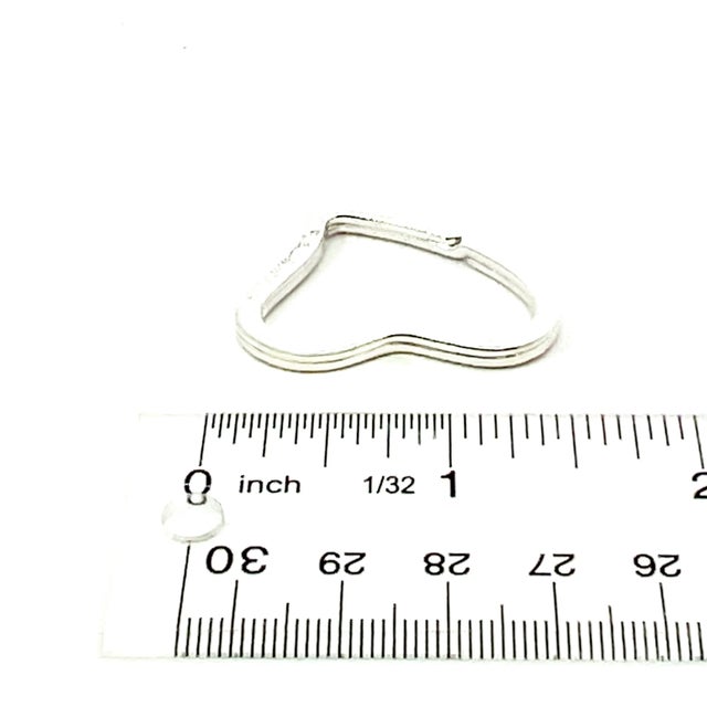 Tiffany & Co Estate Heart Money Clip or Bookmark Sterling Silver For Sale In New York - Image 6 of 6