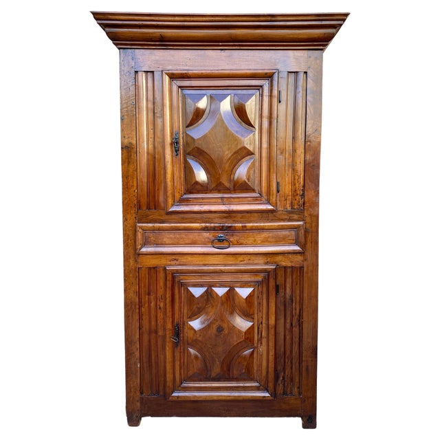 Antique Dutch Baroque Light Oak Cupboard or Cabinet, 18th Century For Sale - Image 15 of 18