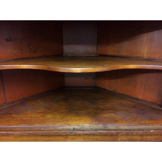 Antique Corner Cupboard, American Cherry Corner Cabinet For Sale - Image 13 of 15