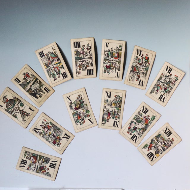 An antique Austrian Tarock playing card deck by C. Titze & Schinkay, Vienna, dating to the late 19th century, circa 1880s....