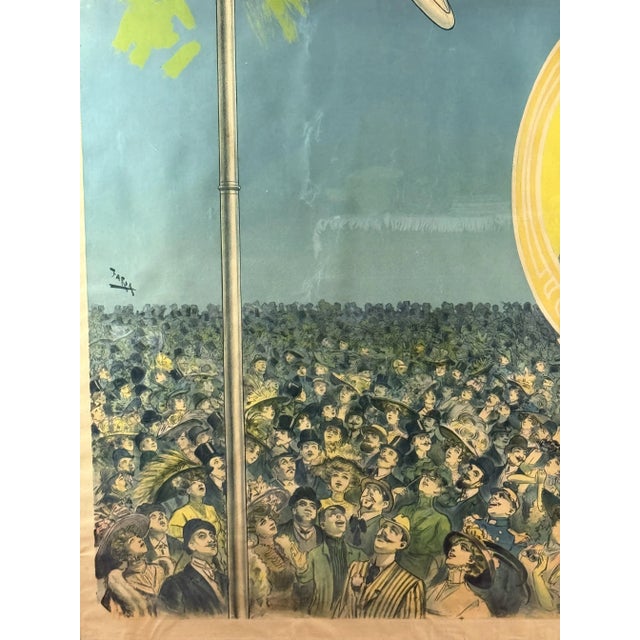 Original Human Gyroscope Poster by Candido Aragonez de Faria, 1910 For Sale - Image 7 of 11