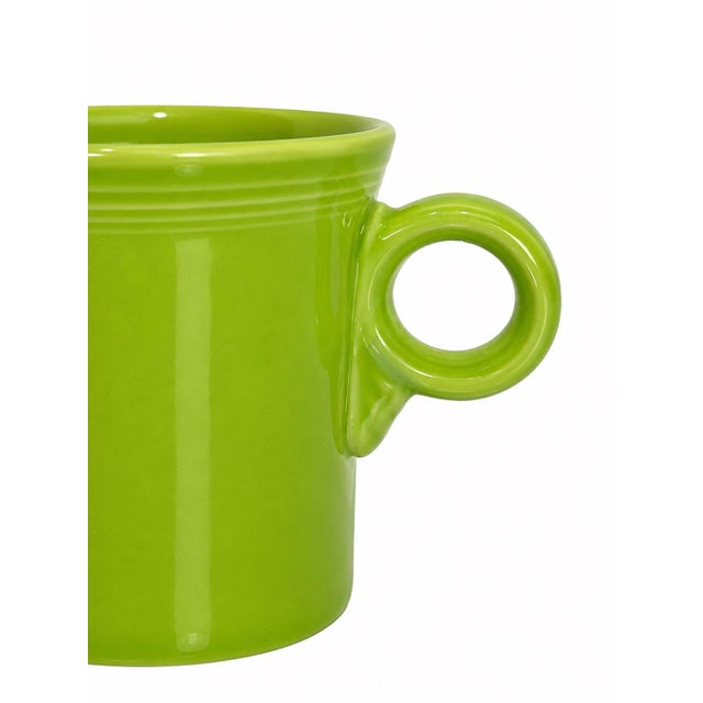 Mid-Century Modern 1990s Fiesta Ware Chartreuse Green Ring Handle Coffee Cup by Homer Laughlin For Sale - Image 3 of 4