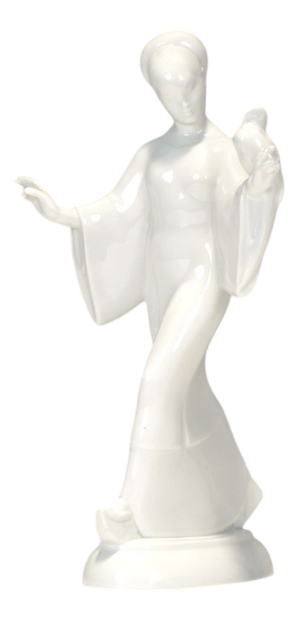 Porcelain Figure by Adolph Amberg for KPM, Berlin, Germany, 1910s