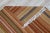 1980s 1980s Traditional Brown Striped Kilim For Sale - Image 5 of 10