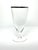 1960s Mid-Century Vintage Minimalist 8 Silver Rim Iced Tea Glasses For Sale - Image 4 of 6