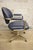 Vintage Chromcraft Mid Century Modern Blue Vinyl Rolling Office Desk Chair (B) For Sale - Image 12 of 12