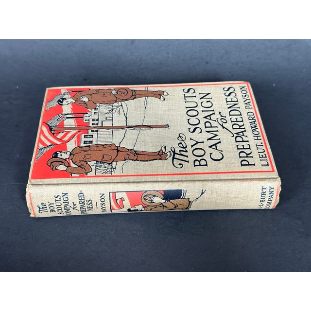 Rustic Vintage Boy Scout Book With Decorative Cover For Sale - Image 3 of 12