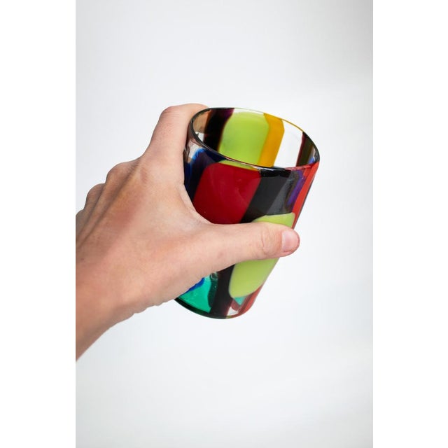Mondrian Drinking Glasses by Nicola Moretti, 2000s, Set of 6 For Sale - Image 17 of 18