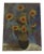 Mid 20th Century Still Life of Sunflowers Oil Painting on Board by George Cermak For Sale