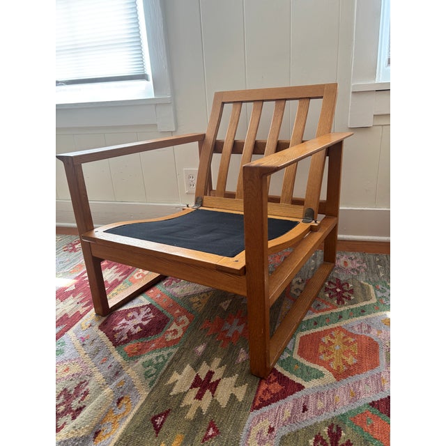 Mid 20th Century Attibuted to Borge Mogensen Vintage Armchair For Sale - Image 12 of 15