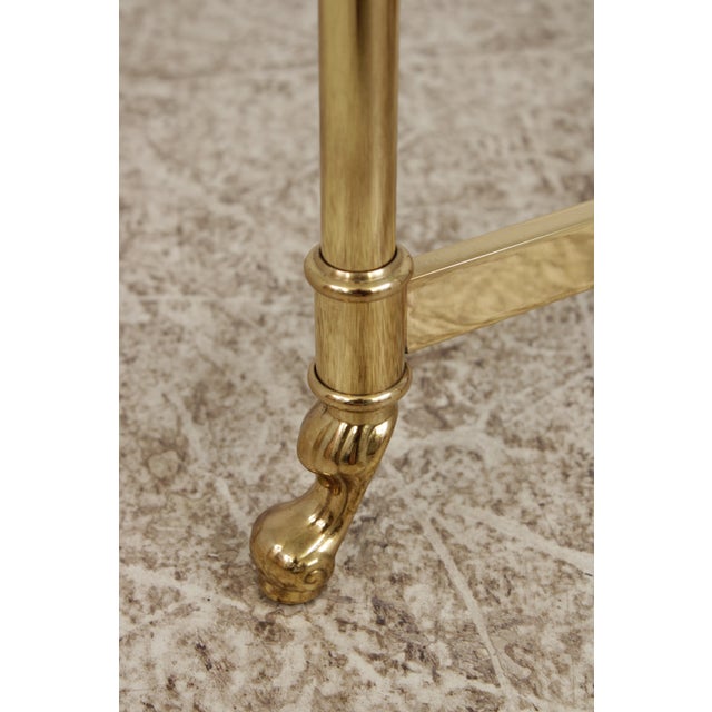 Pair of Brass & Glass Round End Tables For Sale - Image 14 of 14