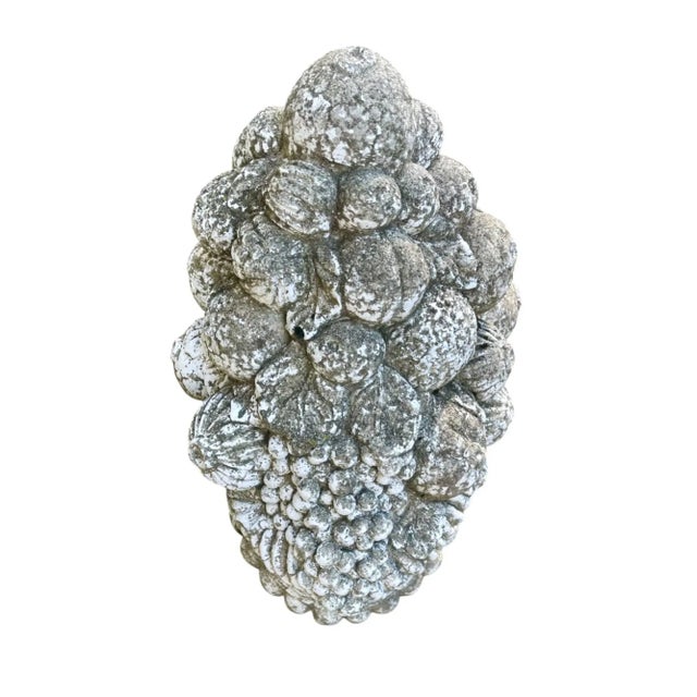 Gorgeous monumental French inspired concrete fruit basket garden ornament. Perfect for any garden, patio or outdoor space....