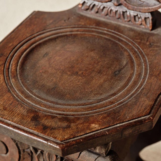 1900s French Oak Gothic Style Chair For Sale - Image 9 of 9