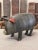 Vintage French Tole Pig Crafted W Old Metal Elements For Sale - Image 12 of 13